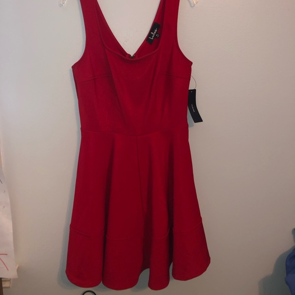 lulu's home before daylight red dress - Picture 6 of 6
